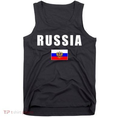 Russia Country Flag Tank Top