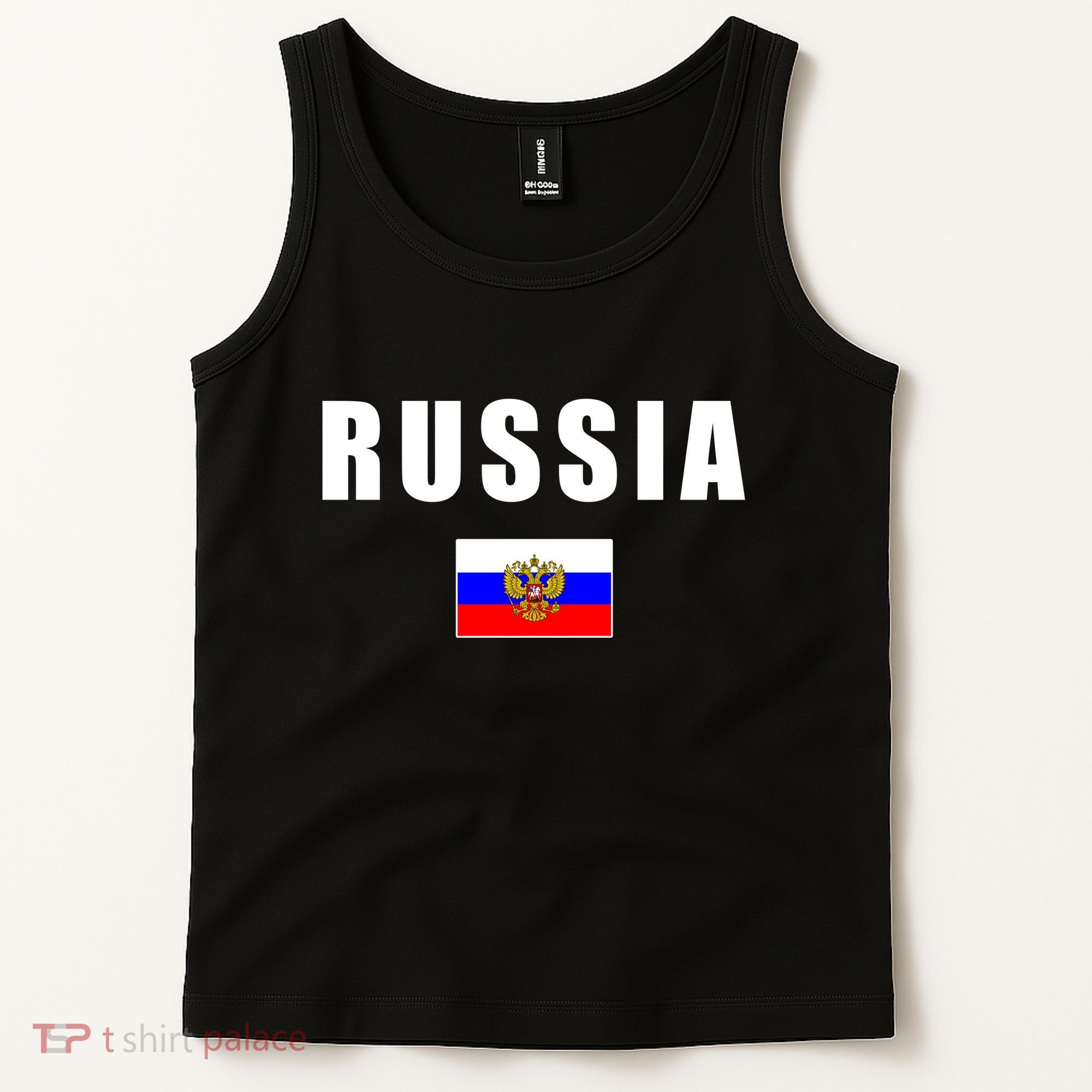 Russia Country Flag Tank Top