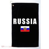 Russia Country Flag Golf Towel thumb 0