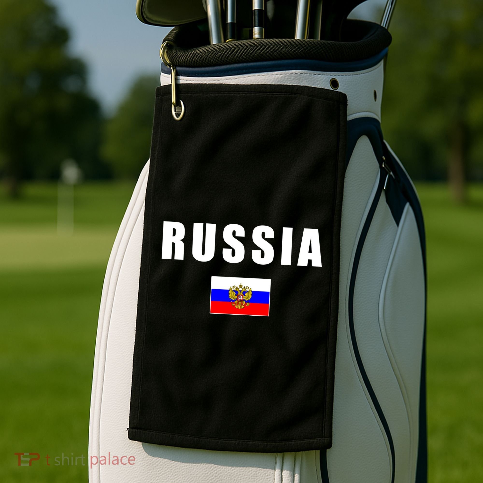 Russia Country Flag Golf Towel