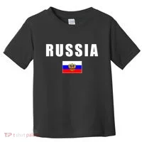 Russia Country Flag Toddler T-Shirt thumb 0