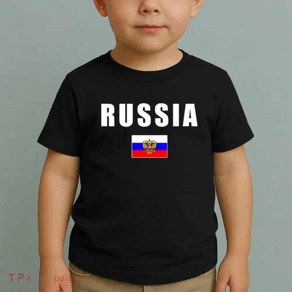 Russia Country Flag Toddler T-Shirt