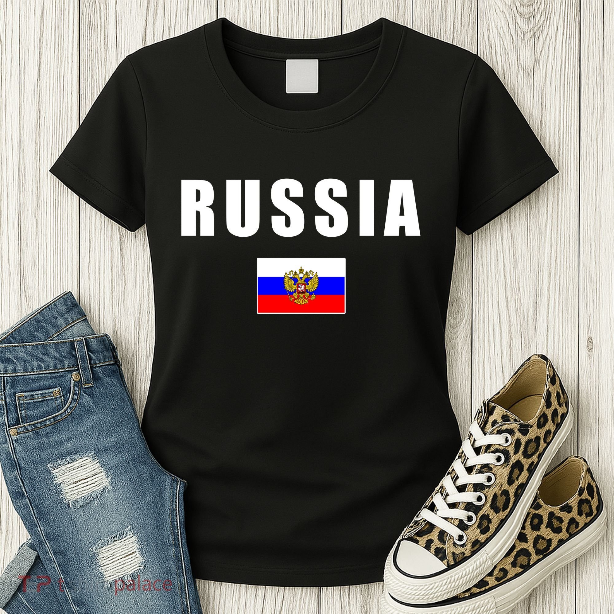 Russia Country Flag Women's T-Shirt