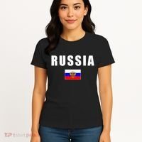 Russia Country Flag Women's T-Shirt thumb 4
