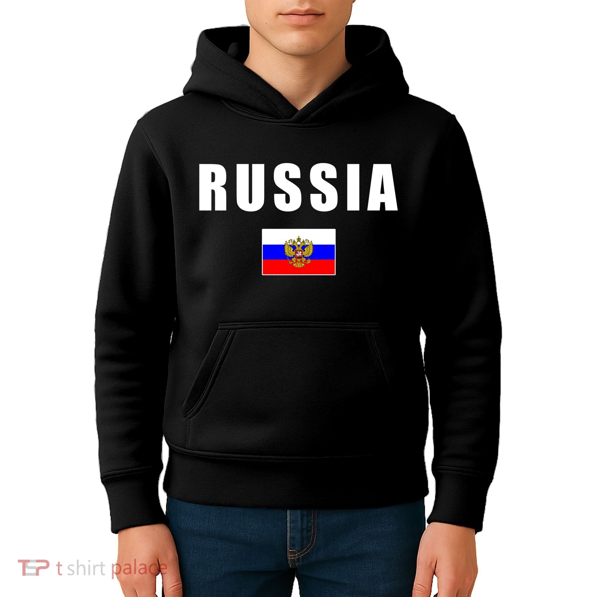 Russia Country Flag Kids Hoodie