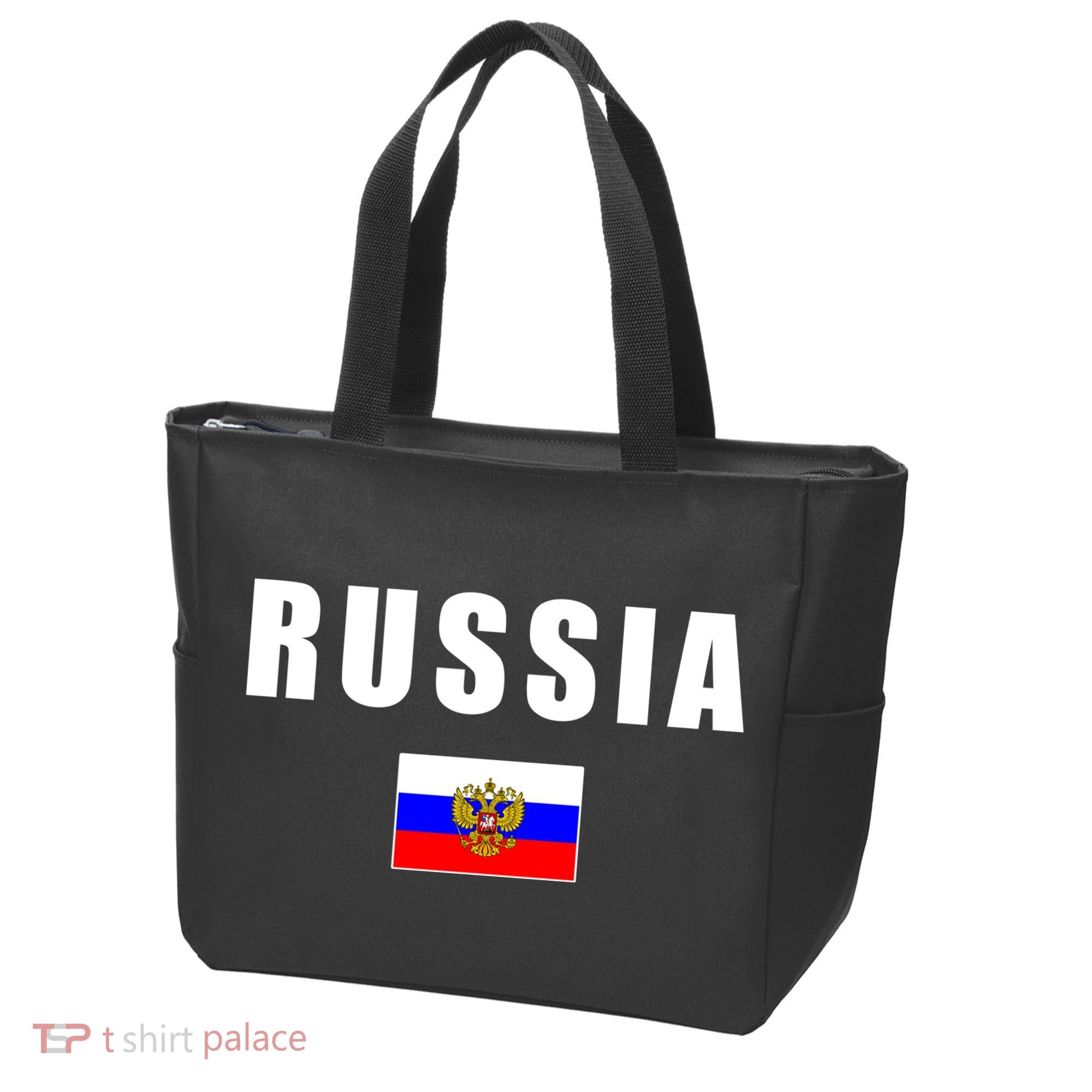Russia Country Flag Tote Bag