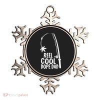Reel Cool Fathers Day Fishing Dope Dad Weed Marijuana Stoner Ornament thumb 0