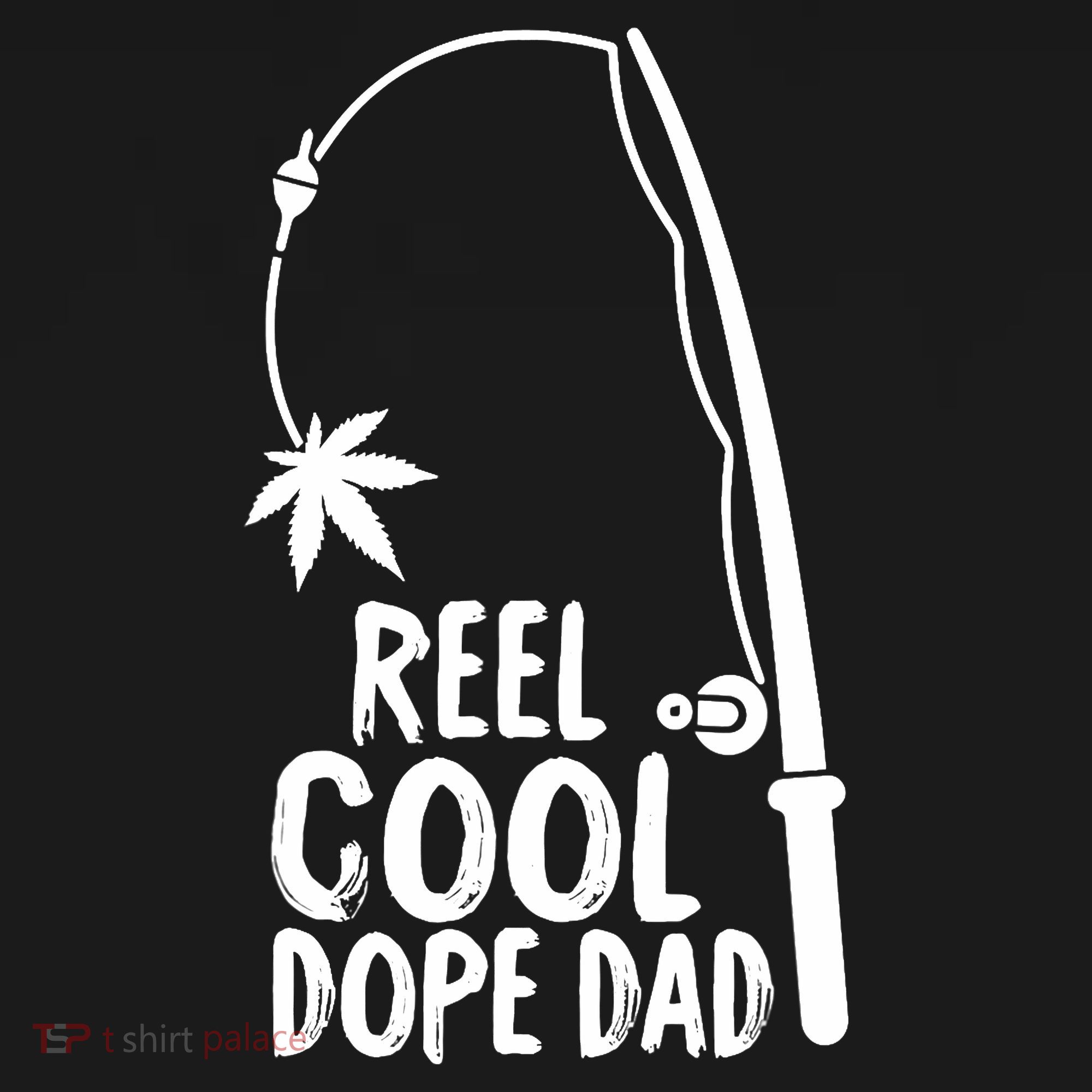Reel Cool Fathers Day Fishing Dope Dad Weed Marijuana Stoner Ornament