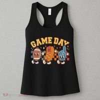 Retro Cartoon Football Game Day Women's Tank Top thumb 3