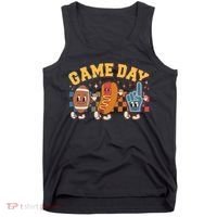 Retro Cartoon Football Game Day Tank Top thumb 0