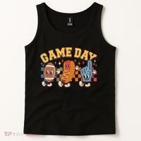 Retro Cartoon Football Game Day Tank Top thumb 2