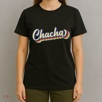 Retro Chacha FatherS Day T-Shirt thumb 4