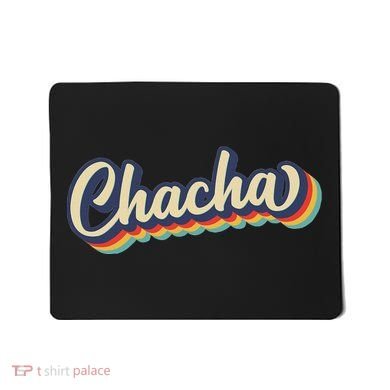 Retro Chacha FatherS Day Mousepad