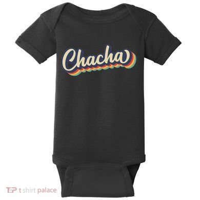 Retro Chacha FatherS Day Baby Bodysuit