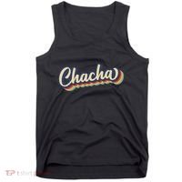 Retro Chacha FatherS Day Tank Top thumb 0