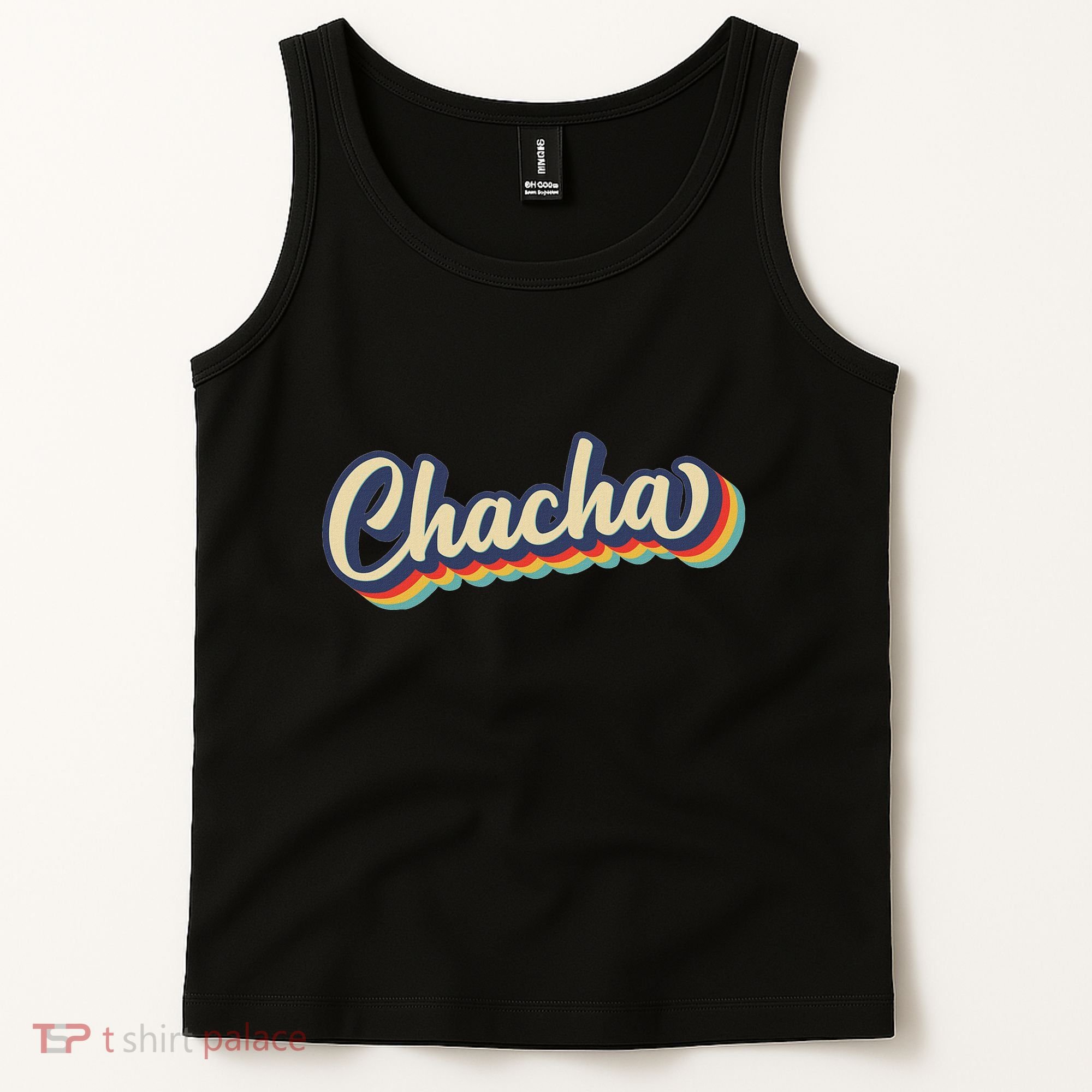 Retro Chacha FatherS Day Tank Top