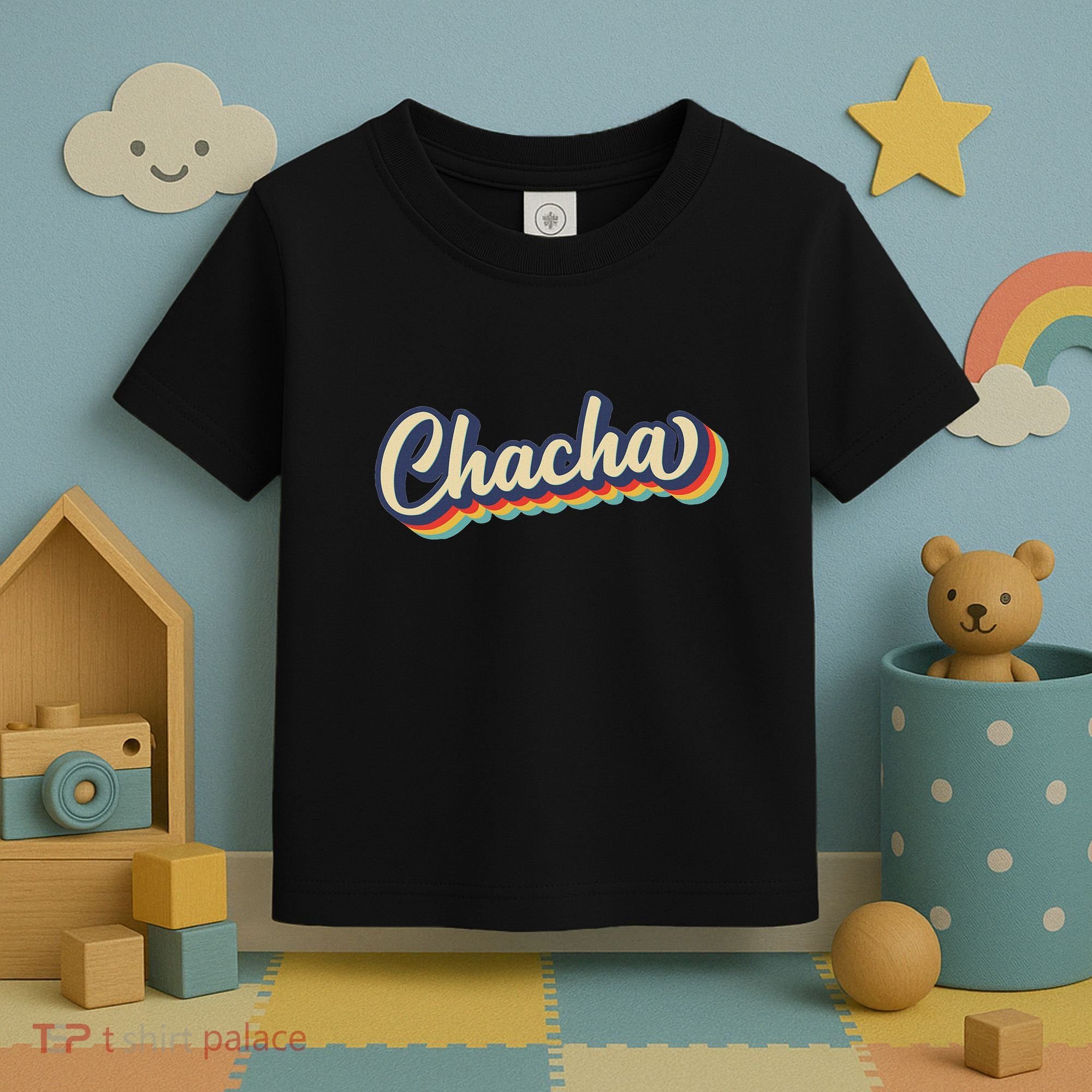 Retro Chacha FatherS Day Toddler T-Shirt