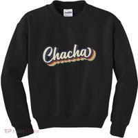 Retro Chacha FatherS Day Kids Sweatshirt thumb 0