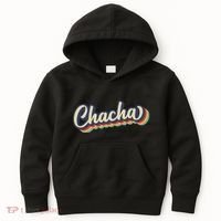 Retro Chacha FatherS Day Kids Hoodie thumb 0