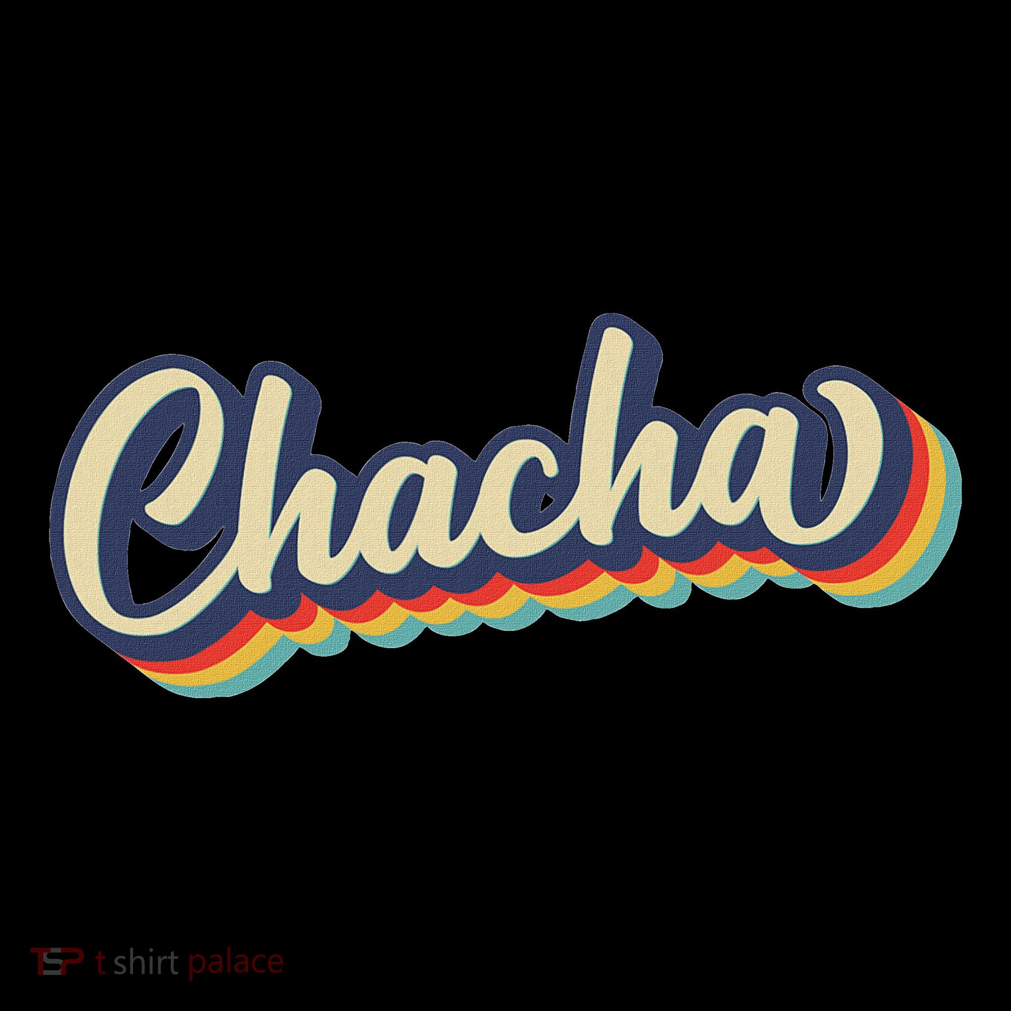 Retro Chacha FatherS Day Kids Long Sleeve Shirt