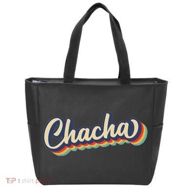Retro Chacha FatherS Day Tote Bag