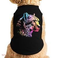 Rainbow Cheetah Face Wildlife Safari Zookeeper Zoologist Doggie Tank thumb 0