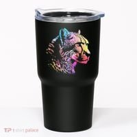 Rainbow Cheetah Face Wildlife Safari Zookeeper Zoologist Tumbler thumb 0