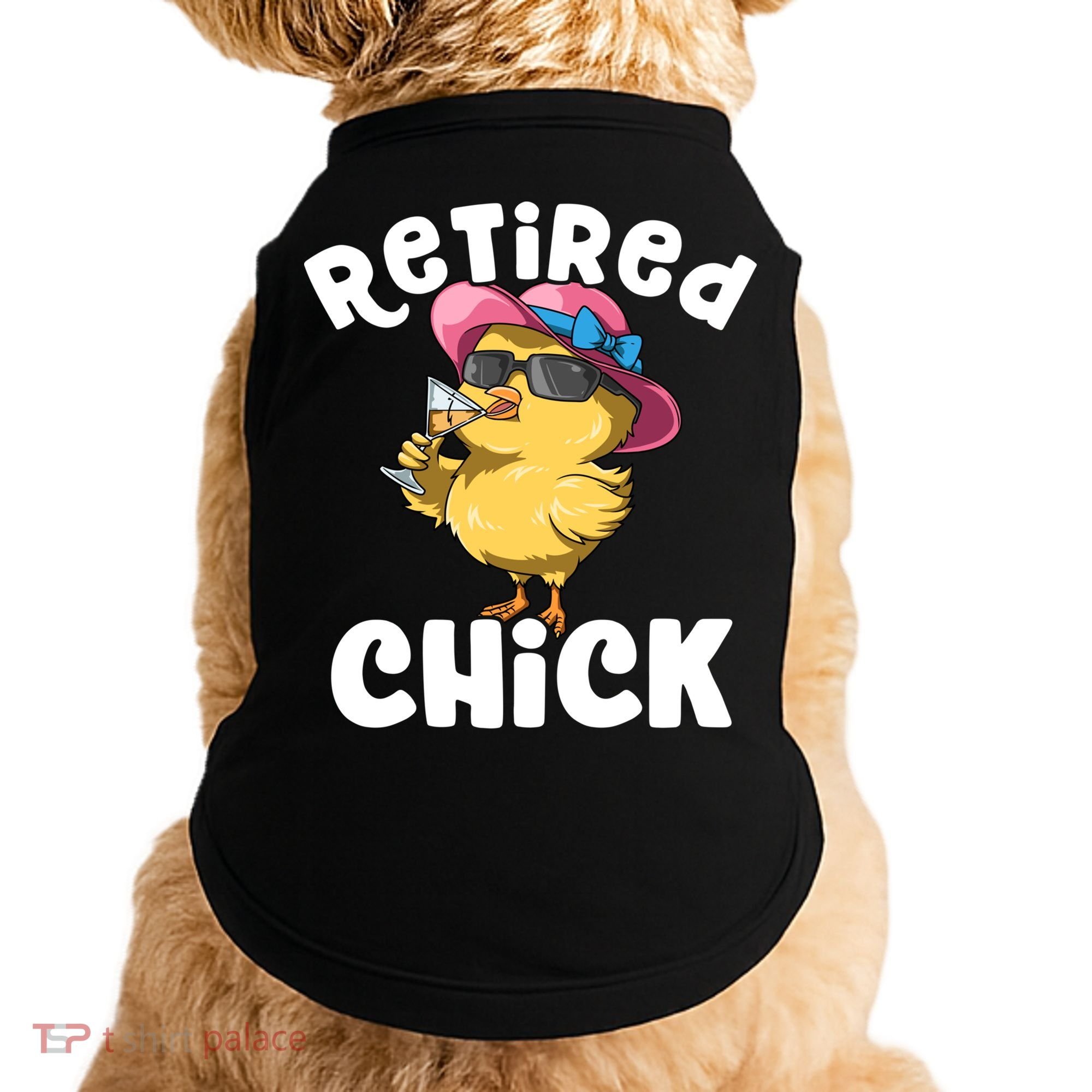 Retired Chick Funny Ladies Retired Moms Retirement Meaningful Gift Doggie Tank