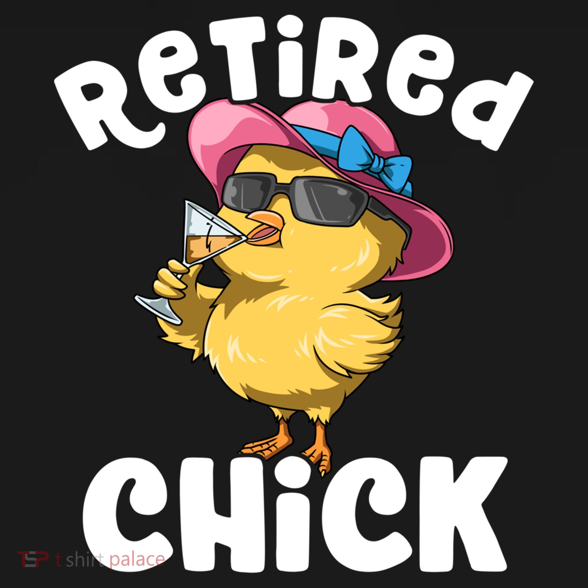 Retired Chick Funny Ladies Retired Moms Retirement Meaningful Gift Bucket Hat