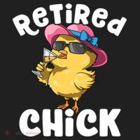 Retired Chick Funny Ladies Retired Moms Retirement Meaningful Gift Beanie thumb 2