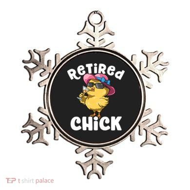 Retired Chick Funny Ladies Retired Moms Retirement Meaningful Gift Ornament