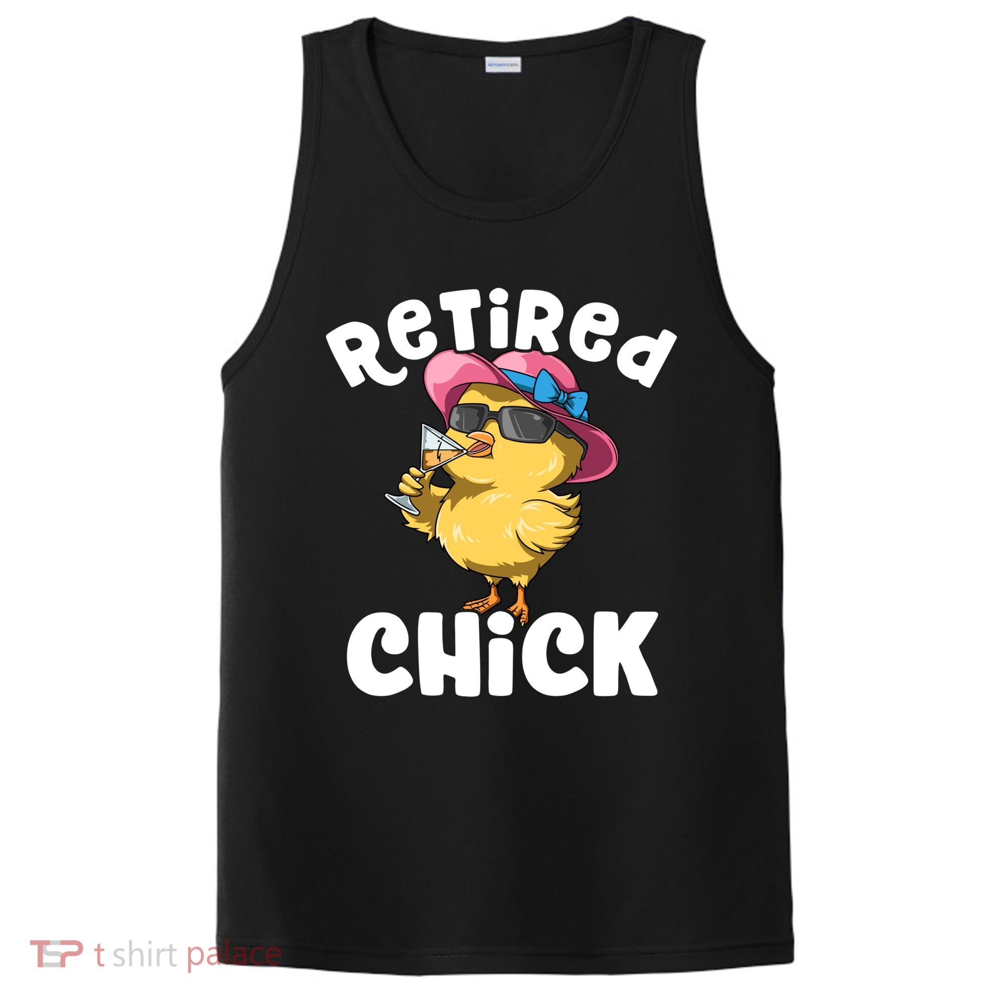 Retired Chick Funny Ladies Retired Moms Retirement Meaningful Gift PosiCharge Competitor Tank