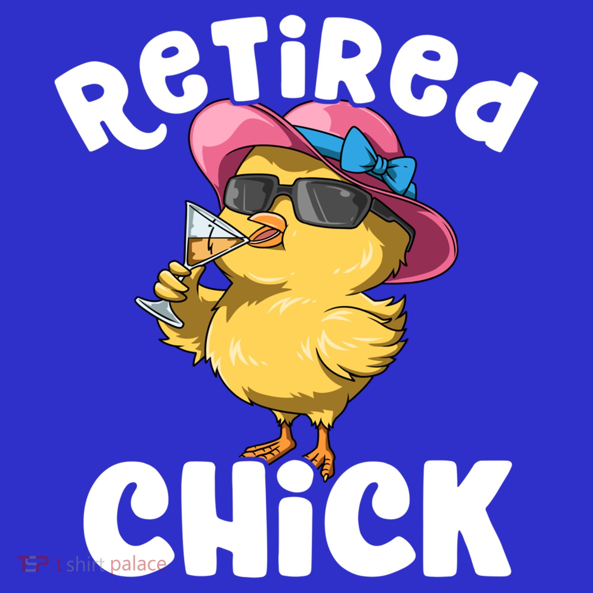 Retired Chick Funny Ladies Retired Moms Retirement Meaningful Gift Apron