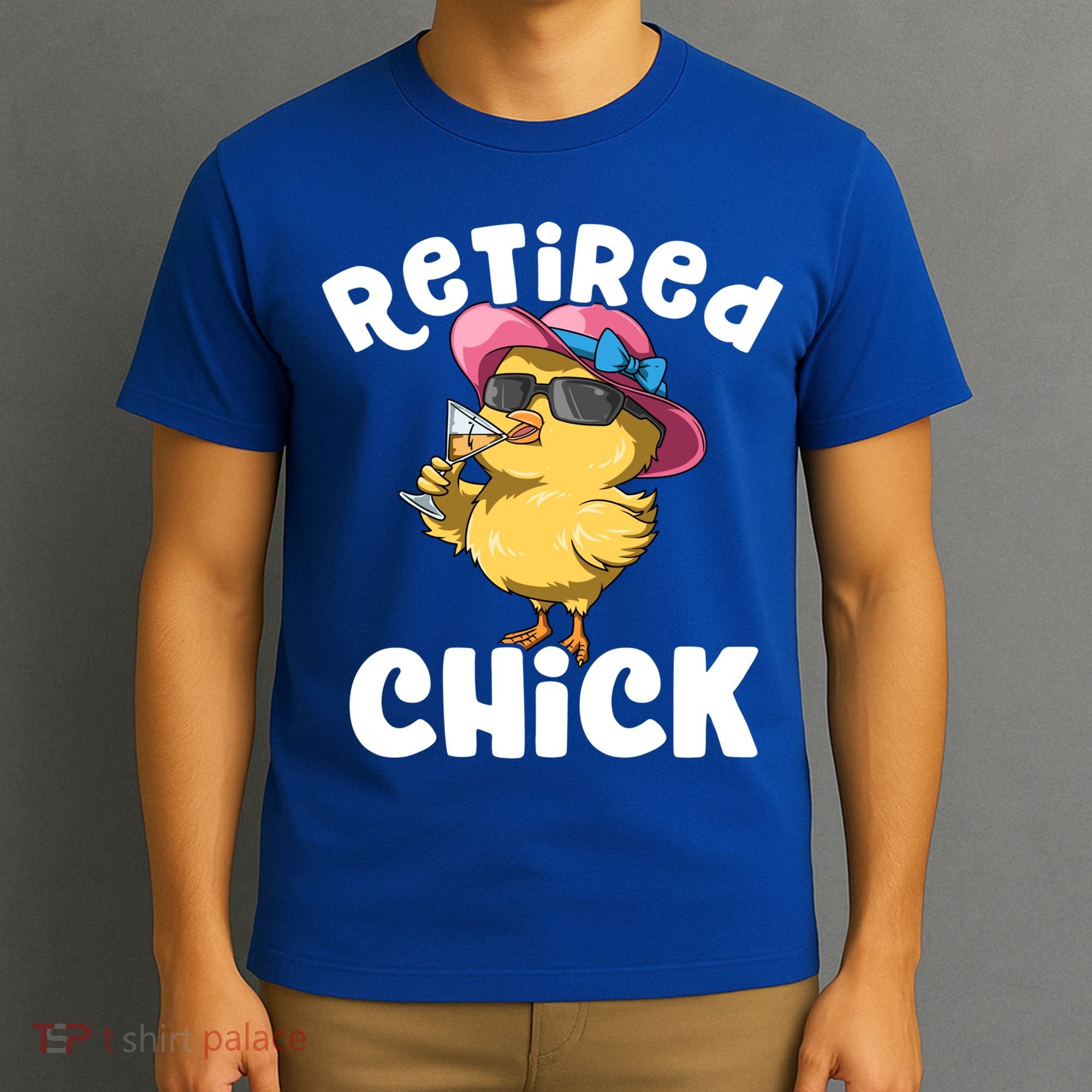 Retired Chick Funny Ladies Retired Moms Retirement Meaningful Gift T-Shirt