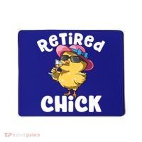 Retired Chick Funny Ladies Retired Moms Retirement Meaningful Gift Mousepad thumb 0