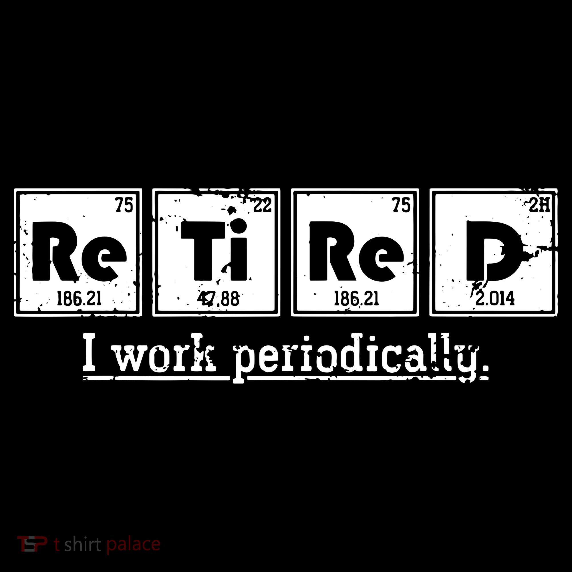 Retired Chemist Funny Gift Periodic Table Chemistry Backpack