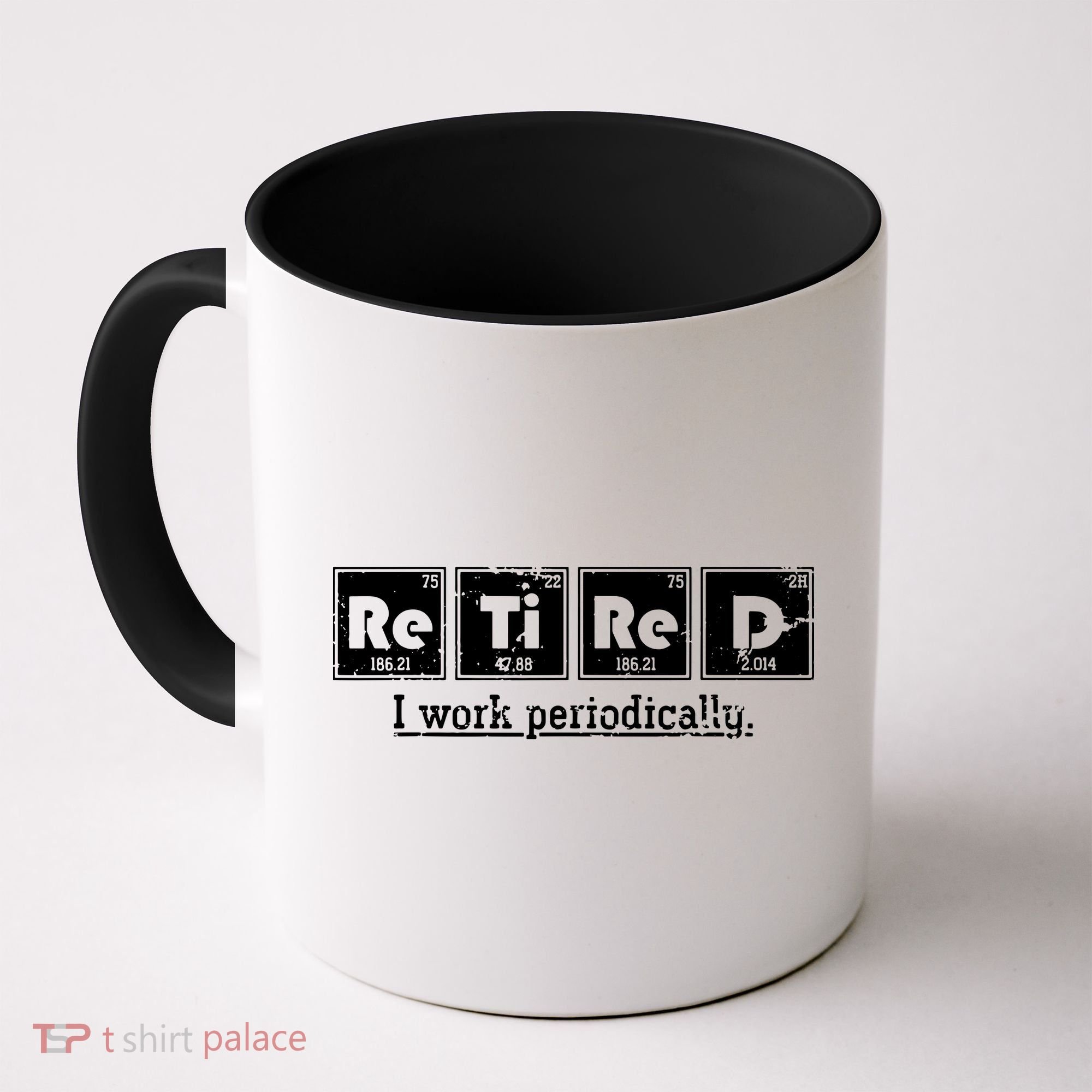 Retired Chemist Funny Gift Periodic Table Chemistry Coffee Mug