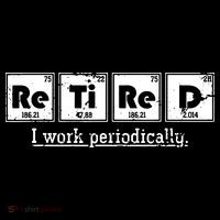 Retired Chemist Funny Gift Periodic Table Chemistry Ornament thumb 1