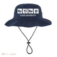 Retired Chemist Funny Gift Periodic Table Chemistry Bucket Hat thumb 0
