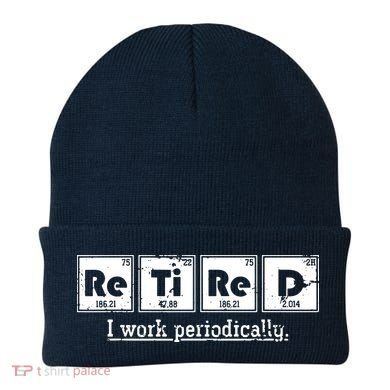 Retired Chemist Funny Gift Periodic Table Chemistry Beanie