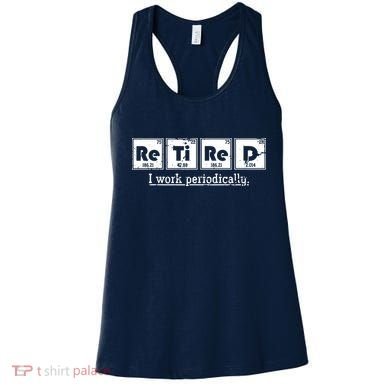 Retired Chemist Funny Gift Periodic Table Chemistry Women's Tank Top