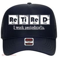 Retired Chemist Funny Gift Periodic Table Chemistry Hat thumb 0