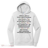 Retro Christmas Friends Monica Have A Happy Hannukah Jewish Women's Hoodie thumb 0