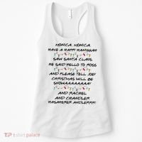 Retro Christmas Friends Monica Have A Happy Hannukah Jewish Women's Tank Top thumb 0