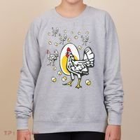 Roseanne Chicken Funny Roseanne Rooster And Egg Women's Sweatshirt thumb 0