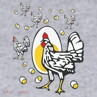 Roseanne Chicken Funny Roseanne Rooster And Egg Women's Sweatshirt thumb 2
