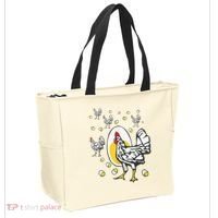 Roseanne Chicken Funny Roseanne Rooster And Egg Tote Bag thumb 2