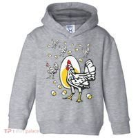 Roseanne Chicken Funny Roseanne Rooster And Egg Toddler Hoodie thumb 0