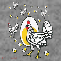 Roseanne Chicken Funny Roseanne Rooster And Egg Toddler Hoodie thumb 2