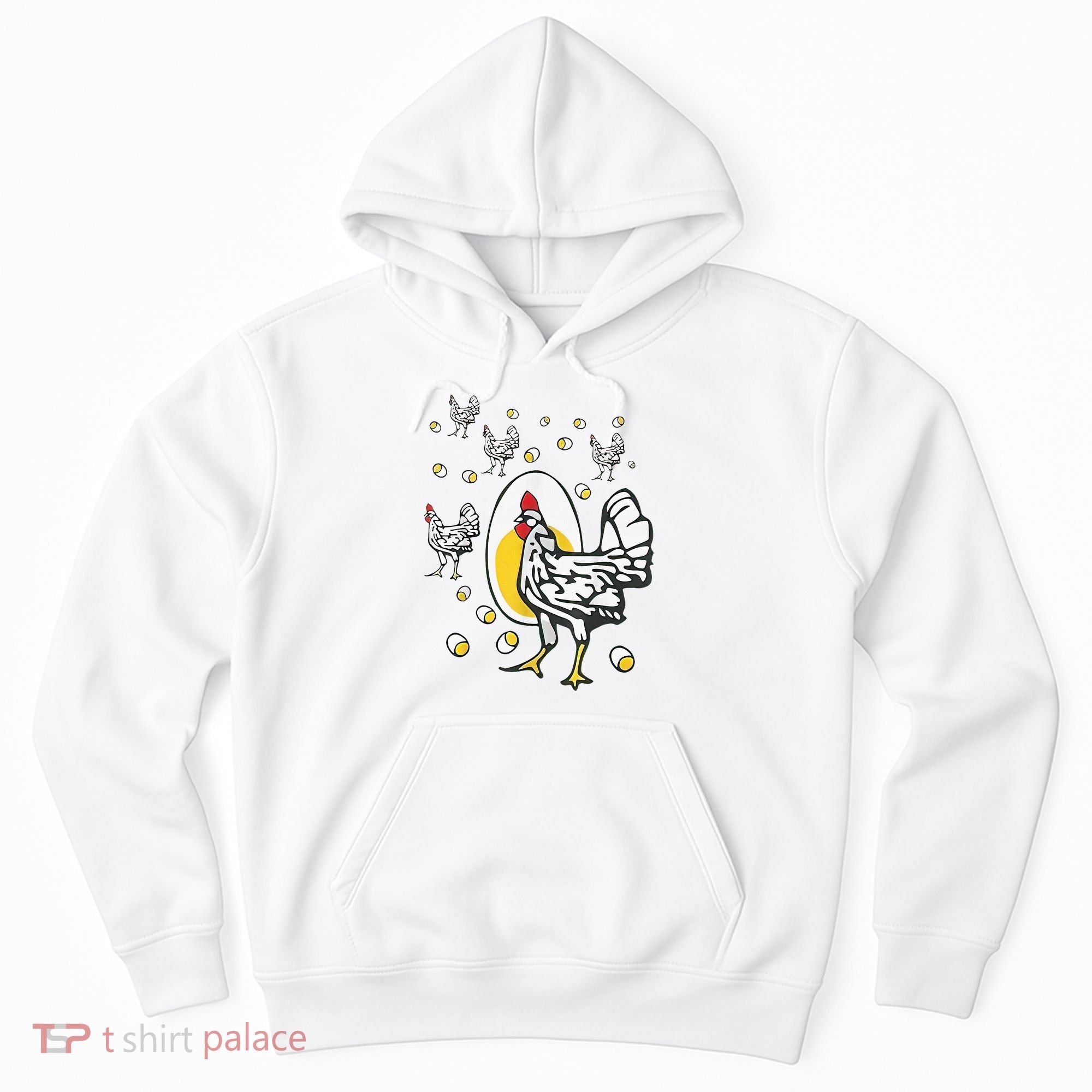 Roseanne Chicken Funny Roseanne Rooster And Egg Hoodie